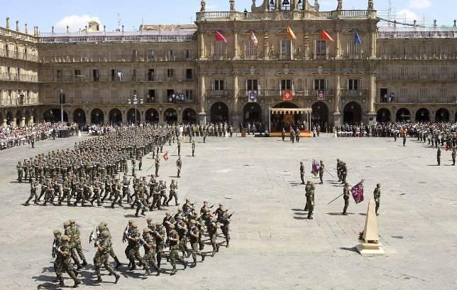 Salamanca se rinde al Regimiento de Ingenieros