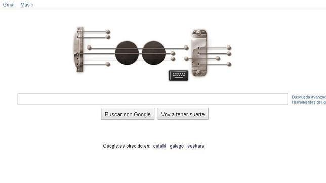 Google celebra el nacimiento de Les Paul con un �doodle� muy sonoro