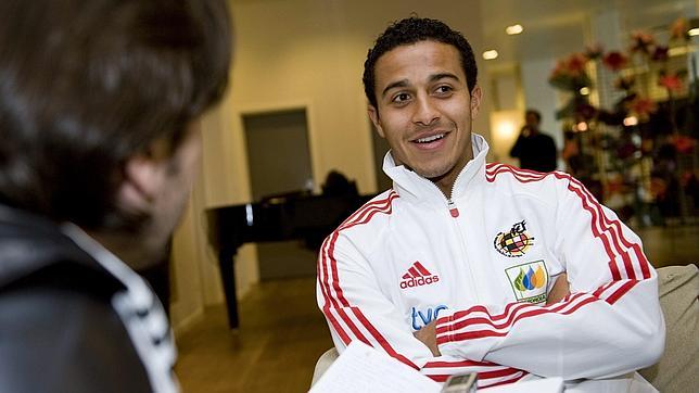 Thiago: �El f�tbol que hago lo tengo dibujado en mi cabeza�