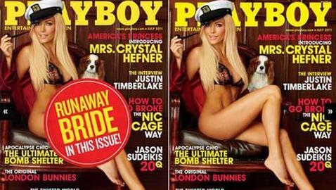 Hugh Hefner, de Playboy, se venga de Crystal Harris despus del  gran plantn