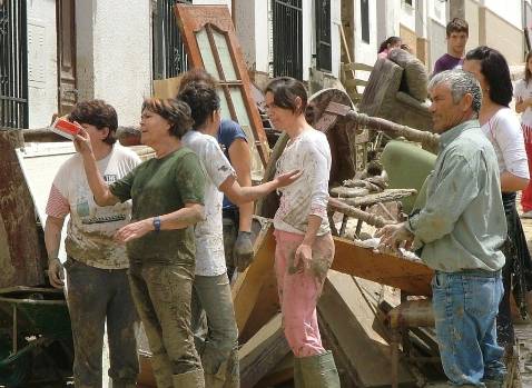 Cifran en 264.000 euros los da�os de la tromba de mayo