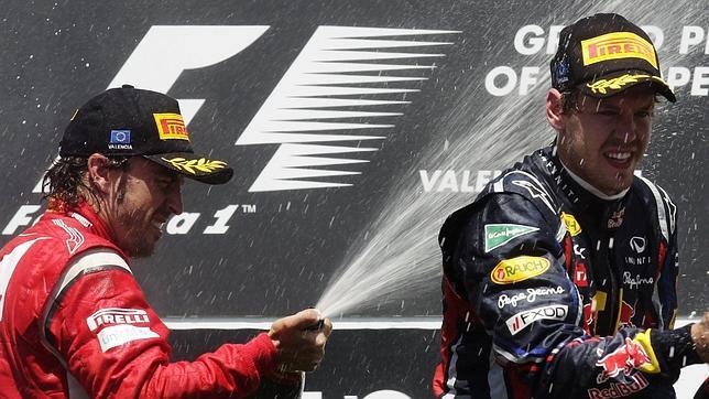 Vettel tambi�n somete al mejor Alonso