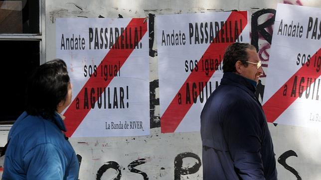 Passarella: �De River solo me sacar�n con los pies por delante�