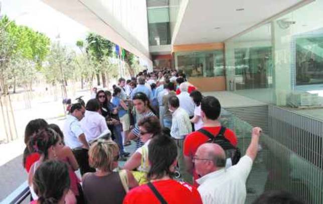 Vista de la comisar�a de la Alameda, donde, supuestamente, sucedieron los hechos