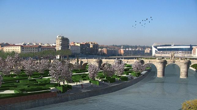 Madrid Río inaugurará un café-bar con tumbonas a un euro junto a la playa Madrid Río inaugurará un café-bar con tumbonas a un euro junto a la playa