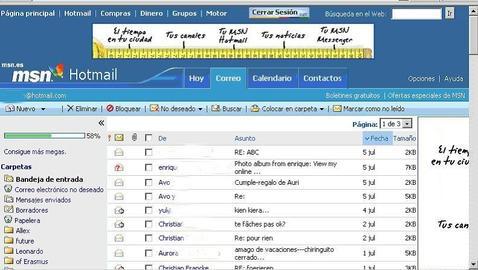Hotmail cumple 15 a�os con 360 millones de cuentas en todo el mundo