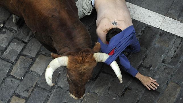 En directo: Un corneado grave en el encierro de los Cebada Gago