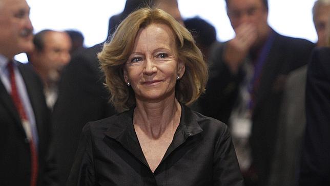 Salgado dice que la prima de riesgo récord de España «no está en absoluto justificada» Salgado dice que la prima de riesgo récord de España «no está en absoluto justificada»