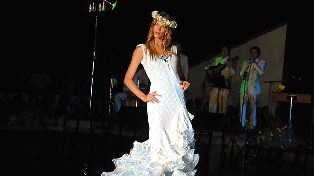 Laura S�nchez, en un momento del desfile