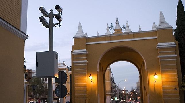 Una de las cmaras instaladas en la zona de la Macarena