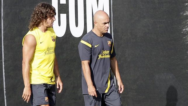 Puyol no descansa ni en vacaciones Puyol no descansa ni en vacaciones