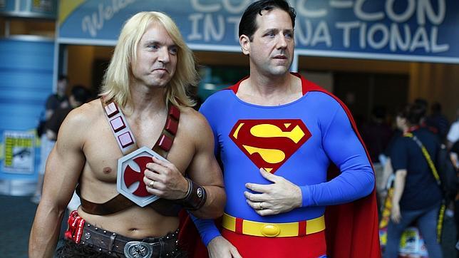Los superh�roes de la Comic Con