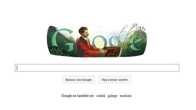 Google rinde homenaje a Enrique Granados con un nuevo «doodle» Google rinde homenaje a Enrique Granados con un nuevo «doodle»