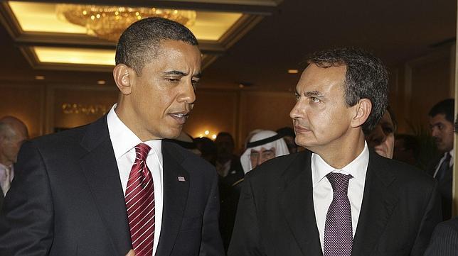 Zapatero y Obama apuestan por reforzar la coordinación para evitar la ralentización Zapatero y Obama apuestan por reforzar la coordinación para evitar la ralentización