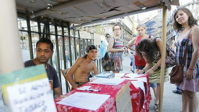 El 15-M volver� a instalar un punto de informaci�n en Sol