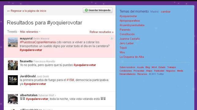 Las redes sociales se movilizan para pedir el refer�ndum constitucional 