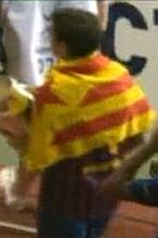 Cesc pide perdn por lucir la estelada durante la celebracin del Bara