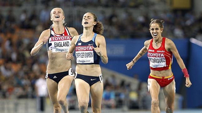 El atletismo espa�ol se aferra al bronce de Natalia Rodr�guez