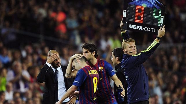 Iniesta, cuatro semanas de baja Iniesta, cuatro semanas de baja