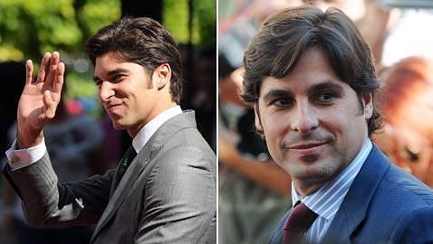 La llegada al enlace de los hermanos Rivera