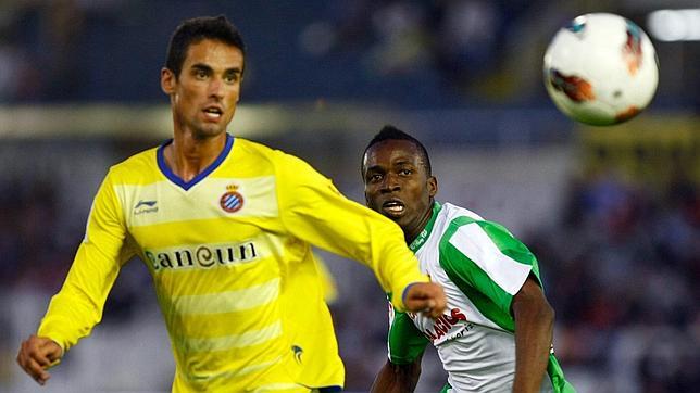 Sergio Garc�a da la victoria al Espa�ol cuando mejor jugaba el Racing