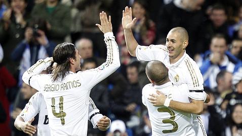 El Madrid suma 31 goles en nueve jornadas y busca los 107 de Toshack