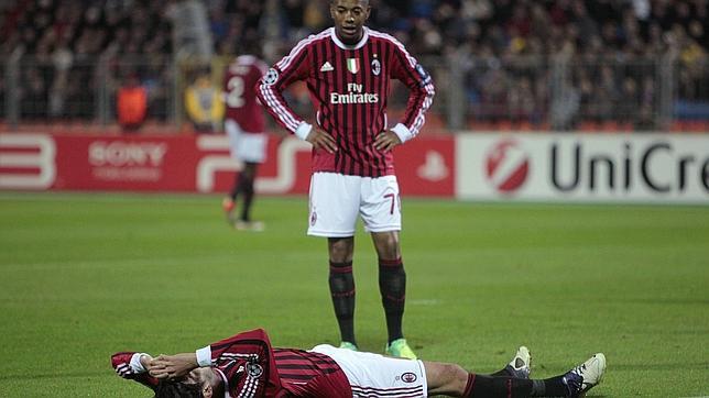 El Milán tropieza pendiente de Cassano El Milán tropieza pendiente de Cassano