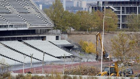 La grada principal de La Peineta no se tira La grada principal de La Peineta no se tira