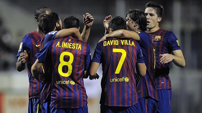 Iniesta decide ante un gran Hospitalet Iniesta decide ante un gran Hospitalet