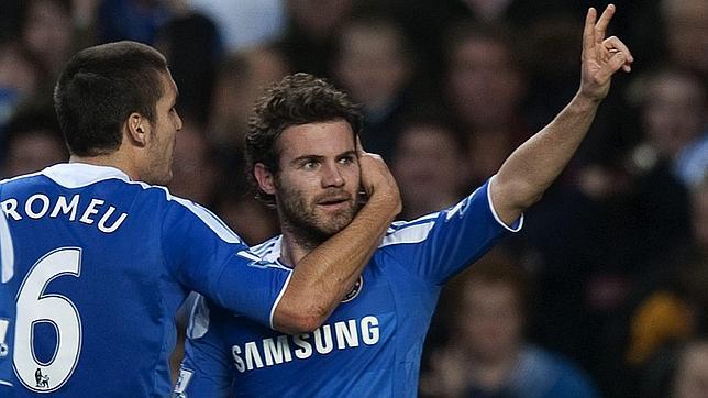 Juan Mata, h�roe del d�a para el Chelsea