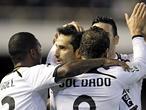 Soldado devuelve la alegría al Valencia Soldado devuelve la alegría al Valencia