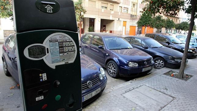 Parking rotatorio en La Buhaira