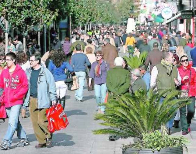 La primera semana de rebajas da buenas cifras s�lo en el Centro