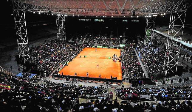 Final de la Copa Davis jugada el pasado diciembre en el Estadio de La Cartuja