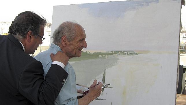 Antonio Lpez ha comenzado su obra sobre Sevilla, despus de la peticin del alcalde de la ciudad, Juan Ignacio Zoido