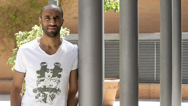 Frdric Kanout, futbolista del Sevilla F.C. y presidente de la Fundacin Kanout