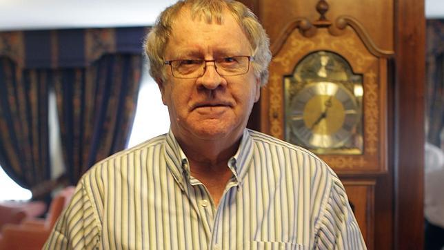 Ian Gibson, esta maana en Sevilla