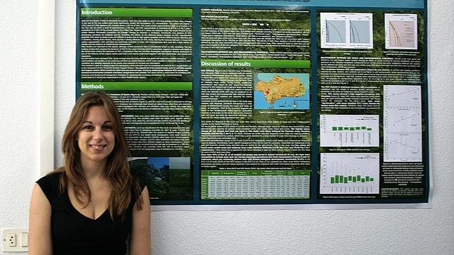 La estudiante de doctorado de la Universidad de Sevilla Miriam Mu�oz Rojas
