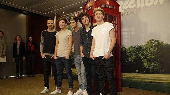 Los miembros del grupo One Direction