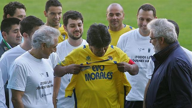 Evo Morales, en el Carranza de C�diz