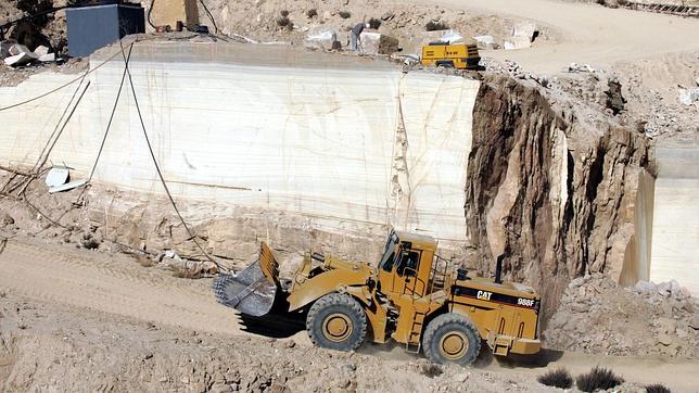 Una cantera de m�rmol en la Sierra de Macael