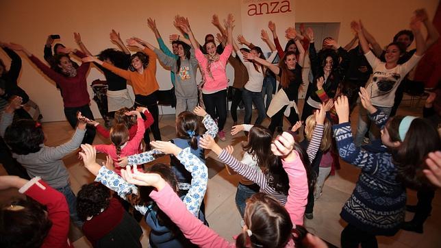 Los ni�os disfrutaron del �flashmob�, entre las otras actividades de la jornada �M�sica por juguetes�