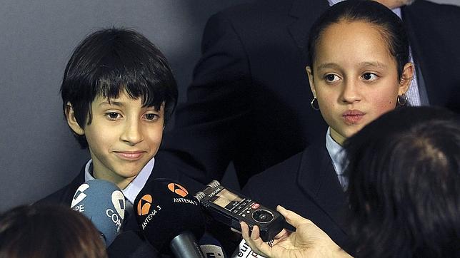 Los nios que han cantado el Gordo