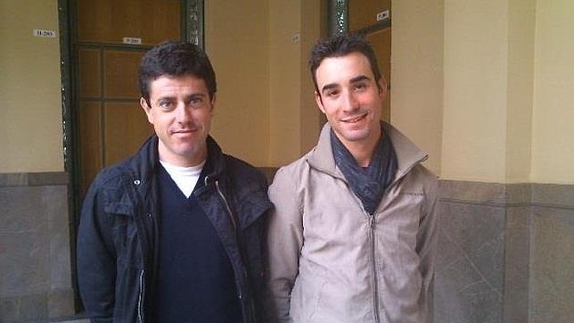 David Lozano y Javier Meg�as, ciclistas diab�ticos del Novo Nordisk Team