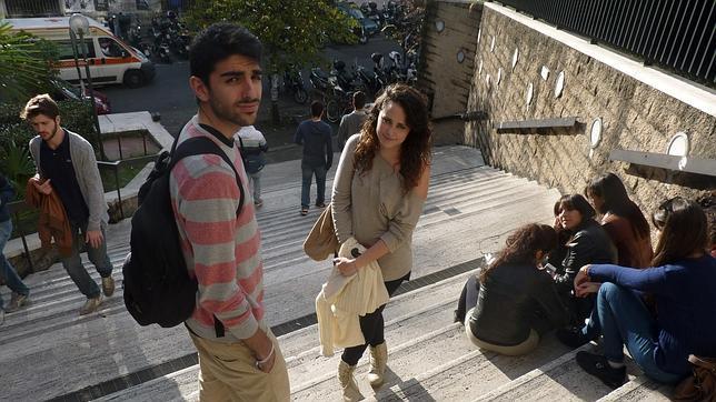 Estudiantes Erasmus en Roma