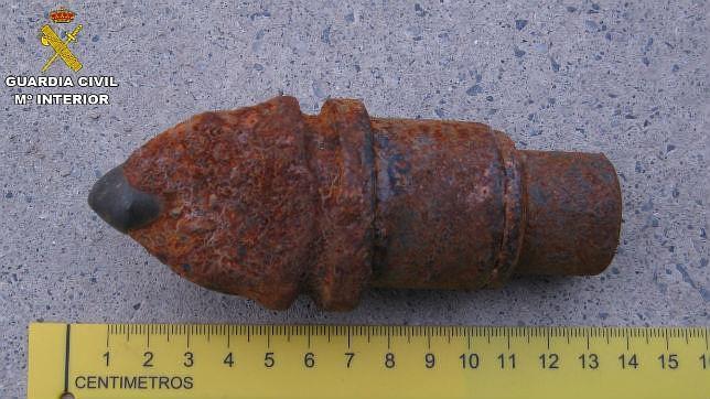 Dos proyectiles de la Guerra Civil han aparecido en las �ltimas horas en Granada