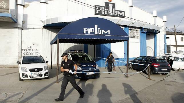 Exterior de la discoteca Podium