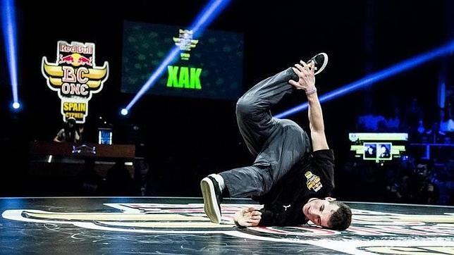 El campe�n de Espa�a de Break Dance, Juan de la Torre S�nchez 
