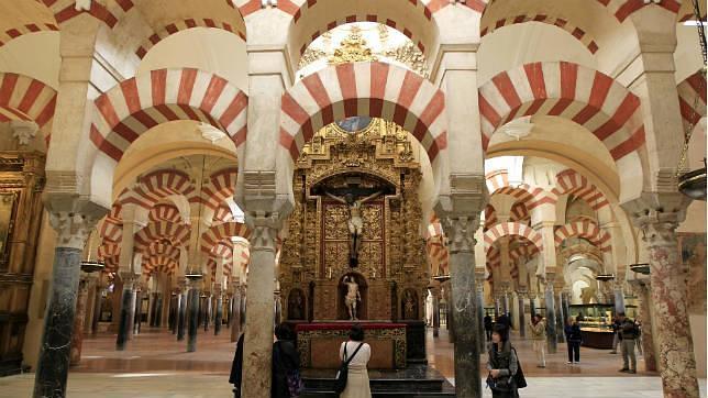 Imagen de Cristo Crucificado en el interior de la Catedral de C�rdoba