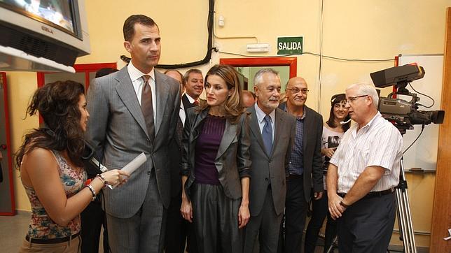 Visita al IES �ngel de Saavedra de los futuros Reyes de Espa�a